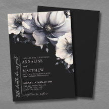 Até que a Morte nos Separe Casamento Floral Gótico