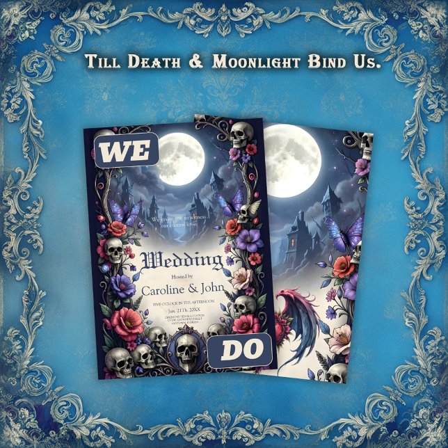 Convites Até que a Morte & o Luar Nos Una. (Criador carregado)