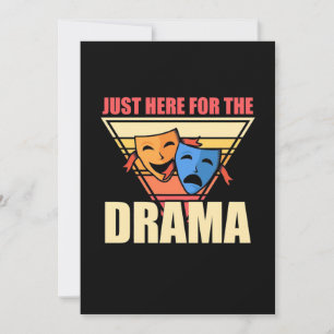 Convites Ator Aqui Apenas Pelo Drama