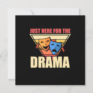 Convites Ator Aqui Só Pelo Drama