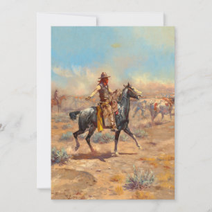 Convites Através do Alkali por Charles Marion Russell