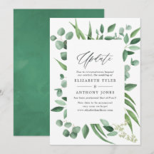 Atualização de Casamento Eucalyptus Greenery