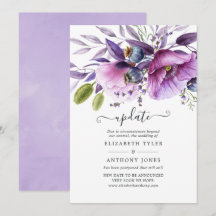 Atualização de Casamento Floral Violet Poppy