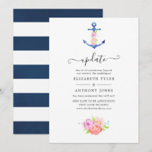 Atualização de Casamento Náutico em Aquarela