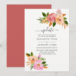 Convites Atualização do Casamento de Primavera