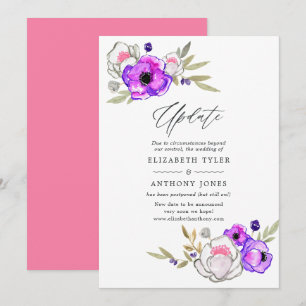 Convites Atualização do Casamento de Primavera
