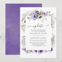Atualização do Casamento Floral com Aquarela Viole