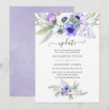 Atualização do Casamento Floral Pastel Violet