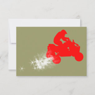 Convites atv: trilha de sujeira