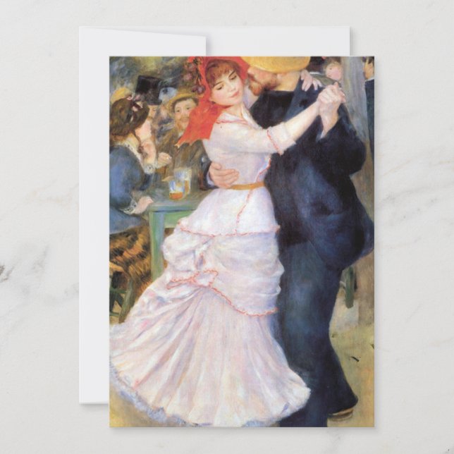 Convites Auguste Renoir - Dança em Bougal (Frente)