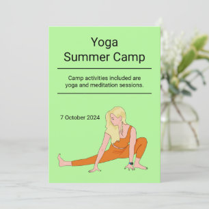 Convites Aulas personalizadas de yoga para saúde em retiro
