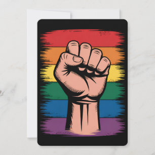 Convites Aumentou os direitos de suporte do Rainbow LGBTQ