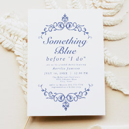 Convites AURELIA Chinoiserie Algo Chá de panela Azul