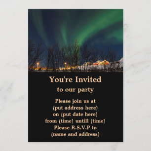 Convites Aurora boreal - Aurora Borealis Islândia