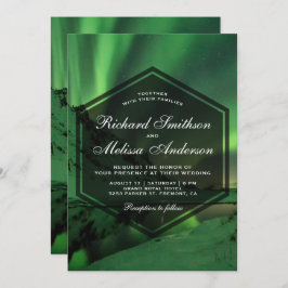 Convites Aurora Glacier Lights Invitation