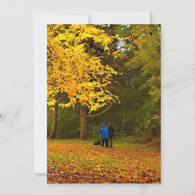 Convites autumn couple (Frente)