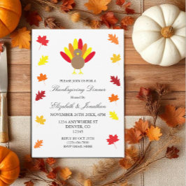 Convites Autumn Deixa a Ação de Graças na Turquia