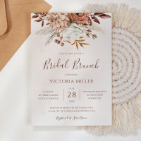 Autumn Floral Boho Fall Foliage Bridal Brunch