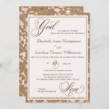 Autumn Lace God is Love Christian Weds