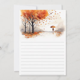 Convites Autumn Leaves Hardcover Notebook | Fall Forest Jou