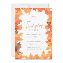 Autumn Maple Deixa o Janto de Ação de Graças