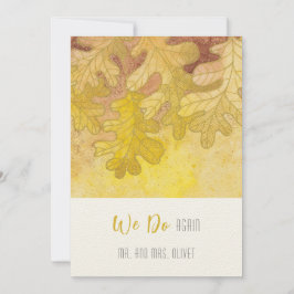 Convites Autumn Oak Deixa Renovação de Velas 10 anos