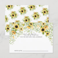 Autumn Yellow Sunflower Bride Palavras da Sabedori