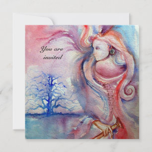 Convites AVALON 2, pergaminho vermelho gema