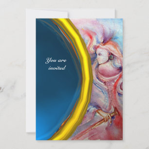 Convites AVALON, azul gema