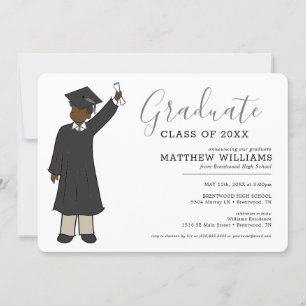 Convites Avatar de Menino Personalizado   Graduação do Segu