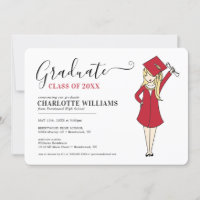 Avatar de Rapariga Personalizável | Graduação do S