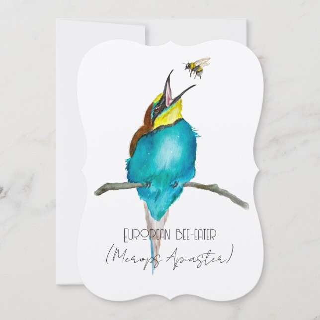 Convites Ave aquosa (apicultura europeia) (Frente)