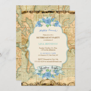 Convites Aventura aguarda o mapa do mundo vencedor do mapa