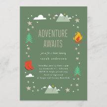 Aventura de Campanha Aguarda Chá de fraldas Neutro