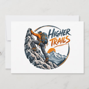 Convites Aventura de Escalada em Montanhas Higher Trails