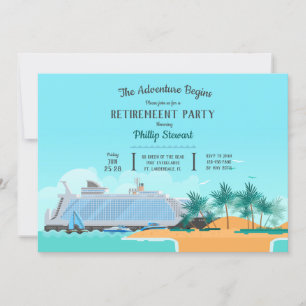 Convites Aventura de navio de cruzeiro