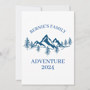 Convites Aventura Familiar Personalizada em Montanhas Natur