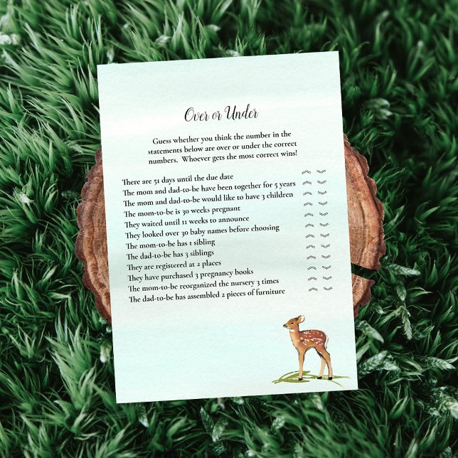 Convites Aventura Florestal Sobre O Jogo Do Chá de fraldas  (Criador carregado)