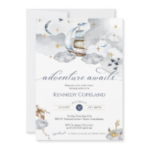 Aventura Náutica Aguarda Chá de fraldas Sonhador 