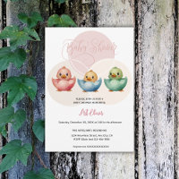 Aves de Ovo de Kawaii Cuta Chá de fraldas Colorido