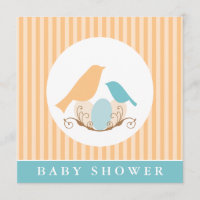 Aves Nest Gênero Chá de fraldas neutro