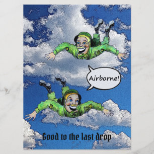 Convites Avião, salto do exército paraquedista, desenho d
