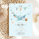 Convites Avião Vintage Adventure É um Chá de fraldas<br><div class="desc">Europeia: Um jeito perfeito de convidar seus convidados para a festa do chá!</div>