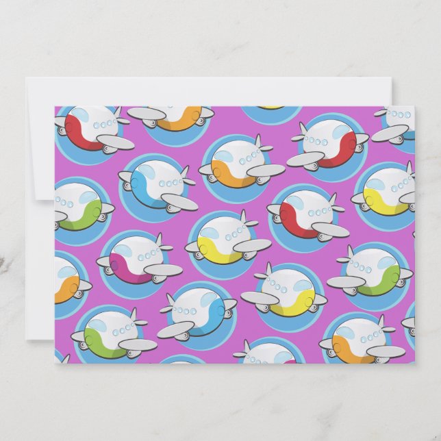 Convites aviões (Frente)