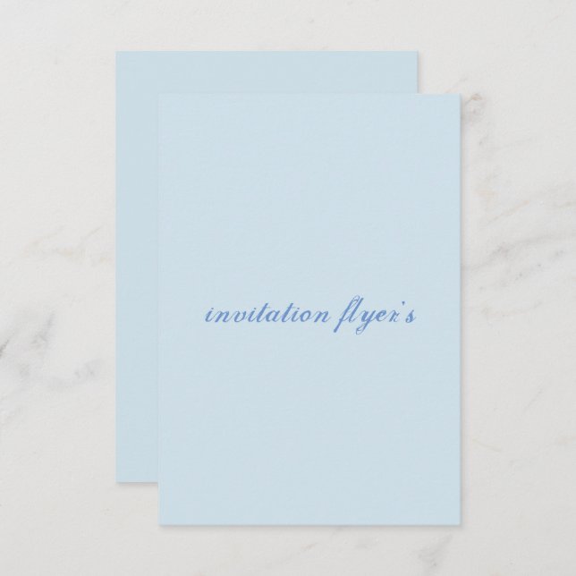 Convites aviso (Frente/Verso)