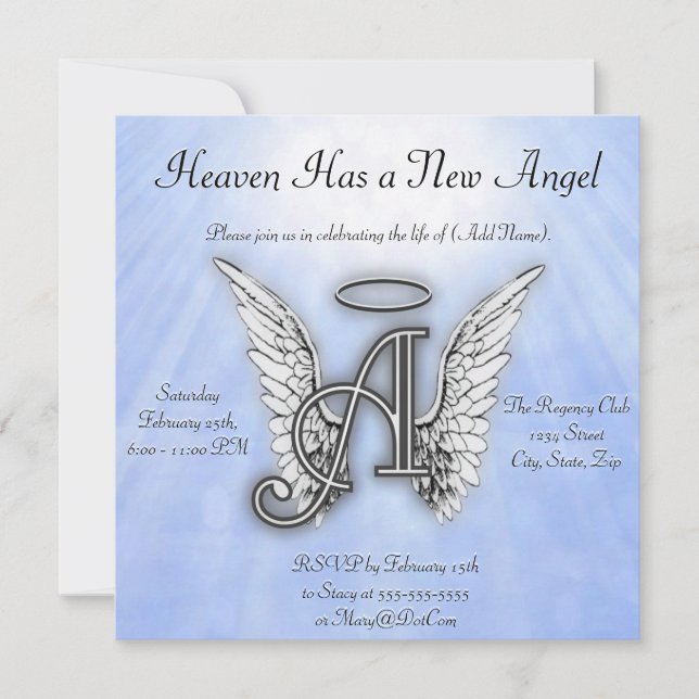 Convites Aviso Memorial (Frente)