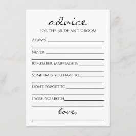 Convites Aviso para a placa Bride & Groom