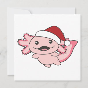 Convites Axolote Merry Christmas Inverno Axolote