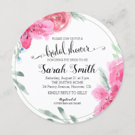 Convites Azalea cor-de-água moderna Rosa rosa