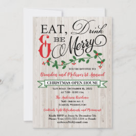 Convites Azevinho, Frutas, Coma, Beba e Festeje Festa